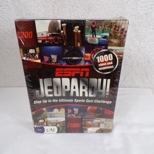 ESPN Jeopardy Game Sports Quiz Challenge Factory Sealed Pressman 2008